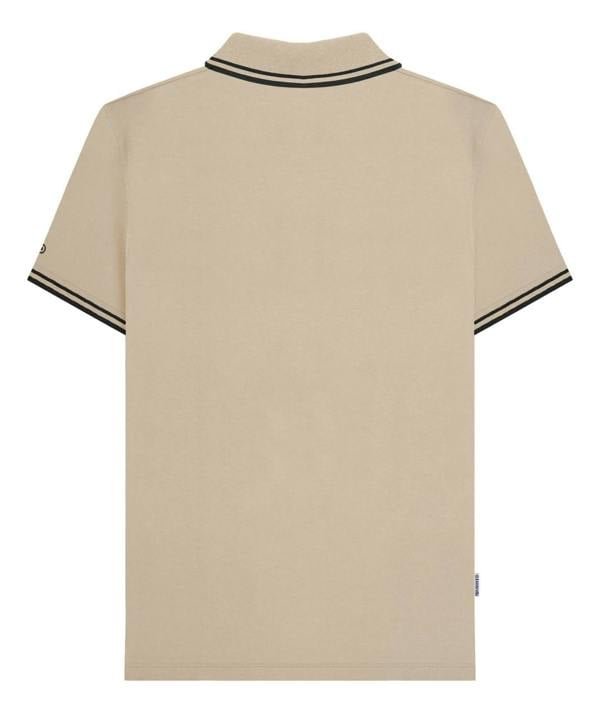 Lambretta Mens Classic Retro 2 Tone Mod Ska Casual Polo Shirt