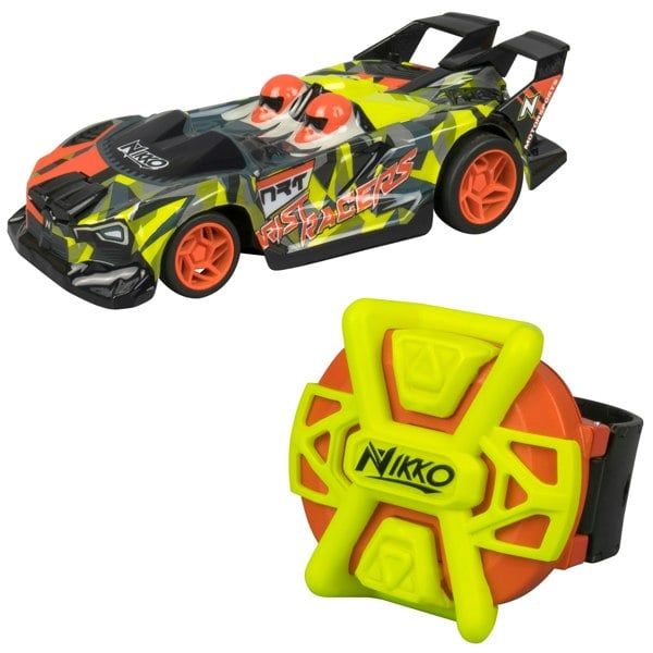 Goki Wrist Racers - Neon Camo Green