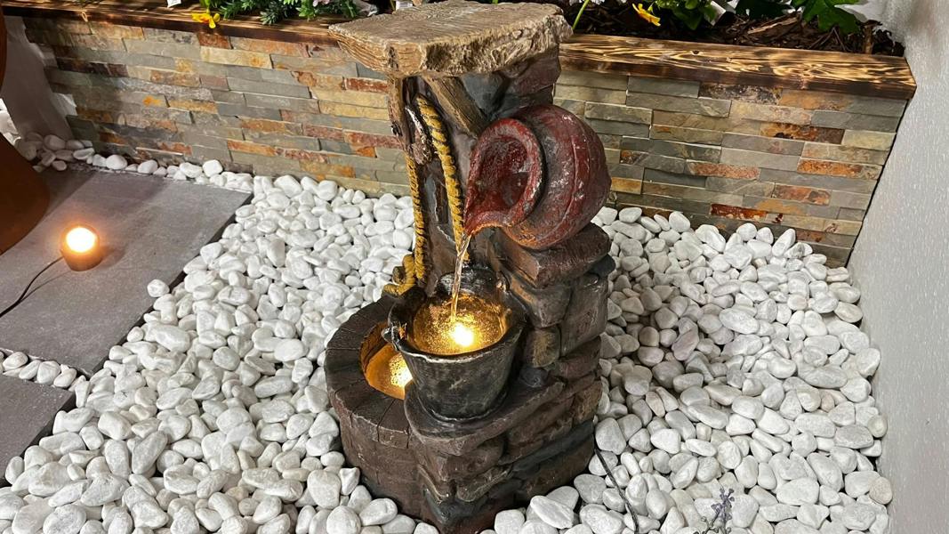 Tranquillity Water Features Rustic Jug Traditional Water Feature