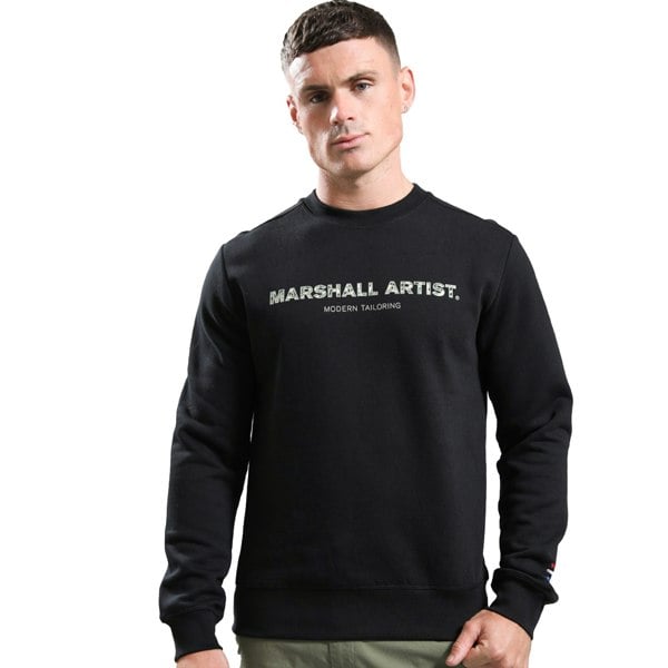 Marshall Artist Resurrection Crew Neck Sweatshirt Black