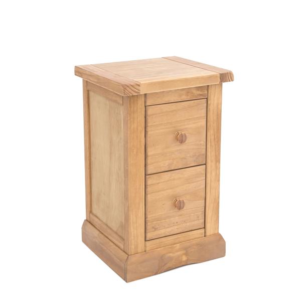 Cabinet Bits Lucca 2 Drawer Petite Bedside Table