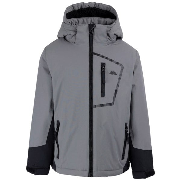 Trespass Boys Elder Contrast Jacket - Storm Grey