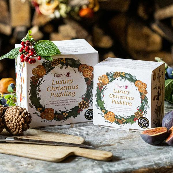 Luxury, handmade Christmas Pudding