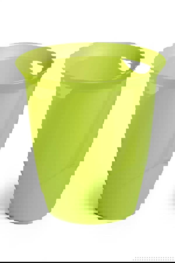 Durable TREND Plastic Waste Recycling Bin | 16 Litre | 6 Pack | Green