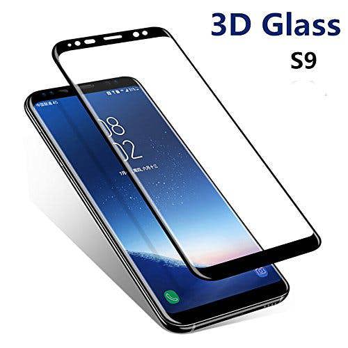 1st Choice: High quality full Tempered glass for Samsung Galaxy S9 Black colour