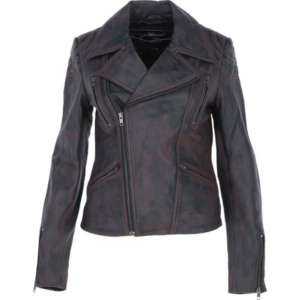Real Leather Antique Biker Jacket: AWL-622