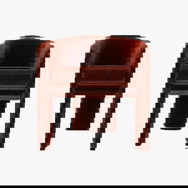 Milo Baughman Armchair, Velvet-Weilai Concept-Red-Weilai Concept