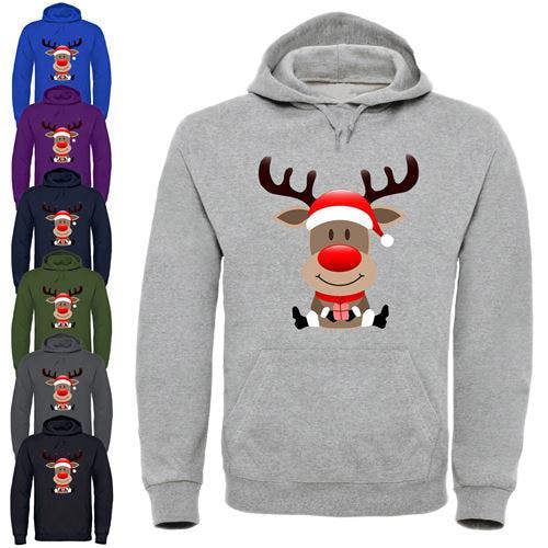 Adults XMS2 \"Sitting Reindeer\" Hoodie