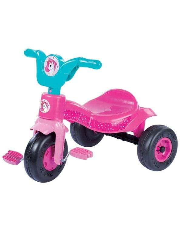 Dolu Unicorn Kids Pedal Trike - Pink