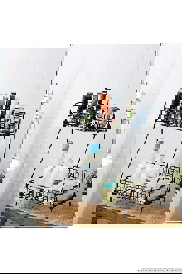 Living and Home 2-Tier Free Standing Cosmetic Organizer Kitchen Bathroom Storage Shelf  Countertop Spice Rack Holder 31.5cm