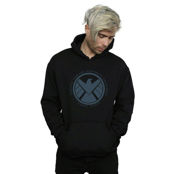 Marvel Mens Agents Of SHIELD Logistics Division Hoodie - Black