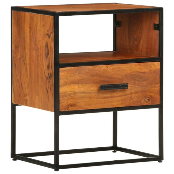 Berkfield Bed Cabinet 40x30x50 cm Solid Acacia Wood