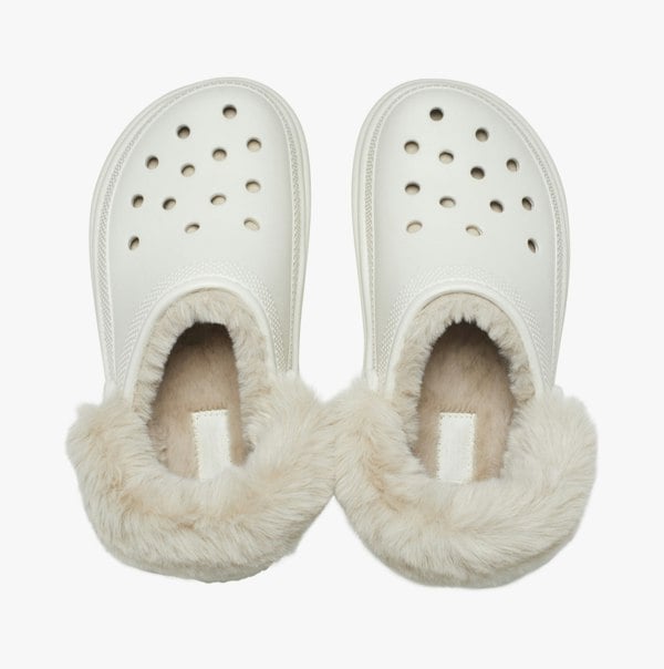 Crocs 208546-160 STOMP LINED Womens Clogs Stucco