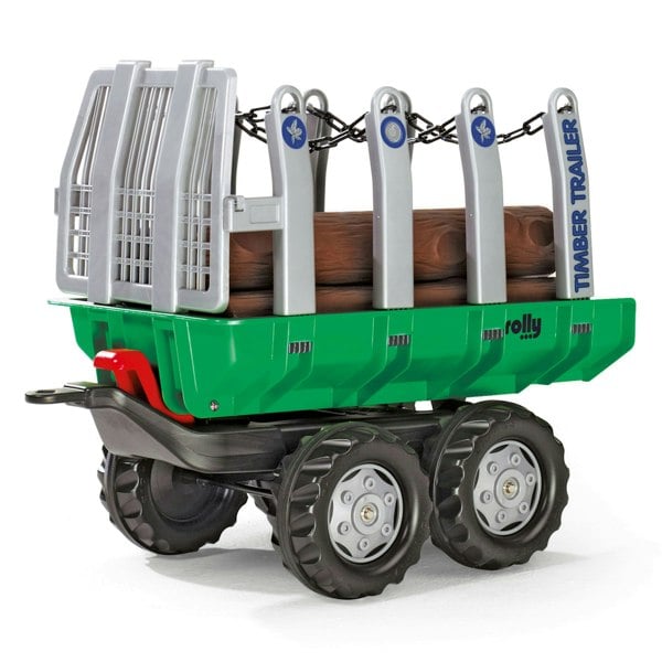 Rolly Timber Trailer Green & 5 Logs