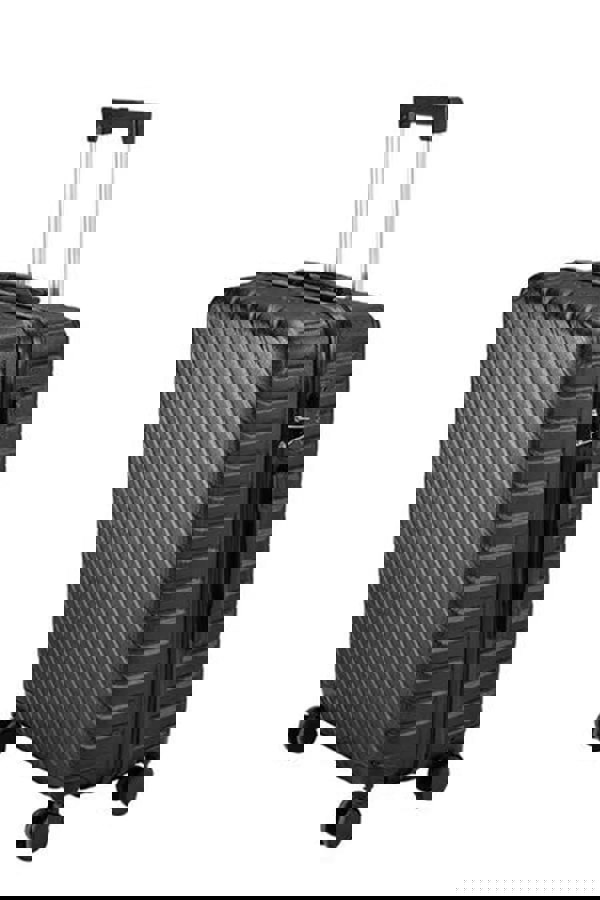 Living and Home Lightweight Hardside Travel Suitcase, 20" Black