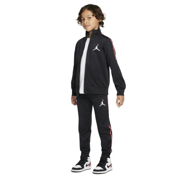 Nike Air Jordan Kids Tape Poly Tracksuit Black