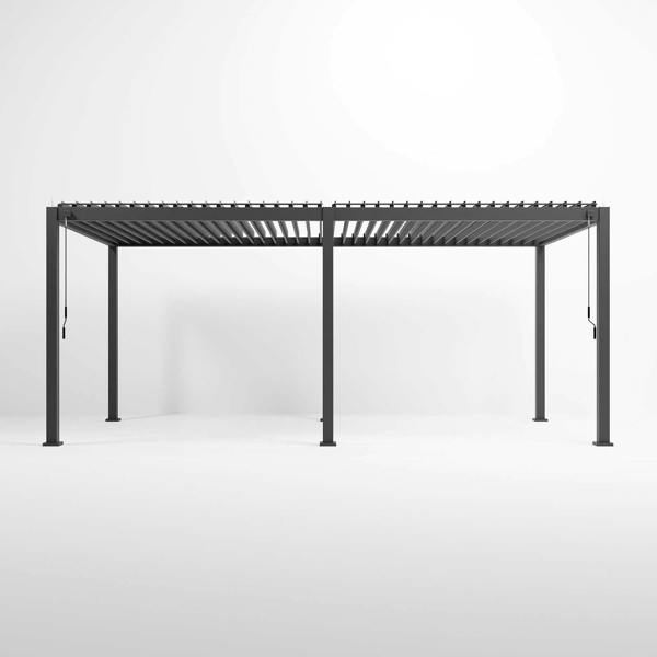 Ocean Designs Tivoli 6m x 3.6m Grey Frame Free Standing Pergola