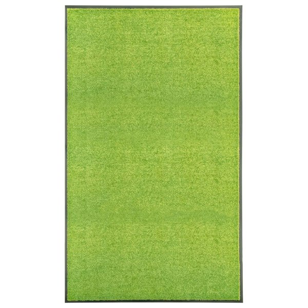 Berkfield Doormat Washable Green 90x150 cm