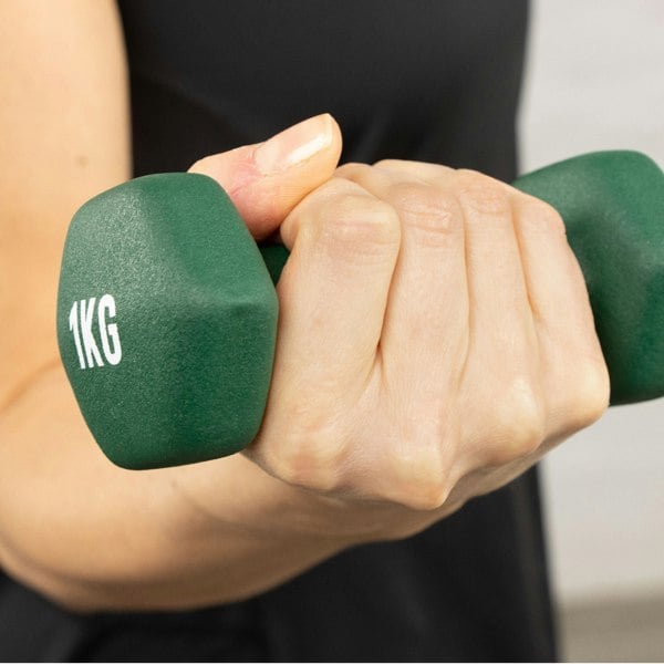 Myga Hex Dumbbell Pairs: 1kg to 10kg