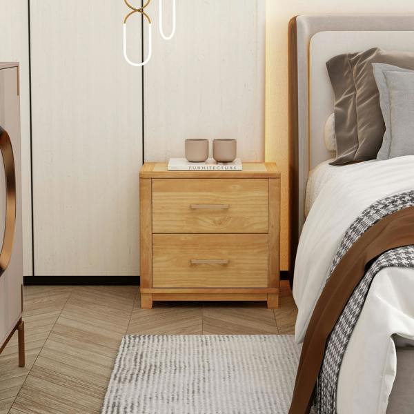 Cabinet Bits Grotti 2 Drawer  Bedside Table