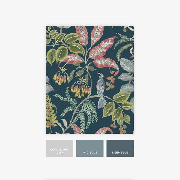Next Midnight Tropical Wonder Wallpaper