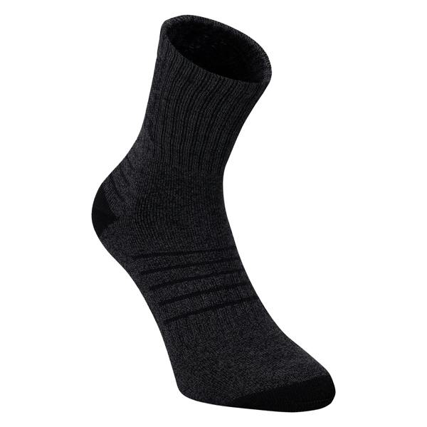 Regatta Womens/Ladies Bamboo Crew Socks - Black/Seal Grey - 