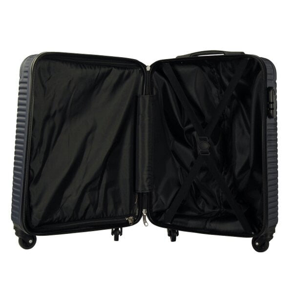 Neo Navy Blue 3 Piece Hard Shell Luggage Suitcase Set