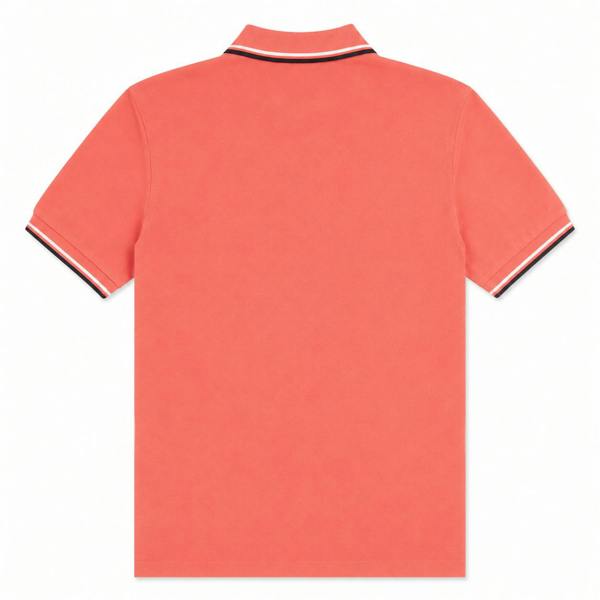 Fred Perry Twin Tipped Polo Shirt Strawberry Cream/Ecru/Black