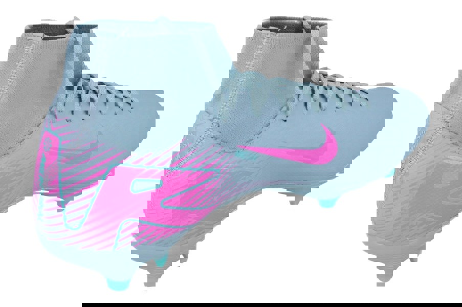 Nike Zoom Superfly 10 Academy Fg/Mg Mens Football Boots Fq1456 301 - Ocean Cube Pink Blast 301 - Photo 2