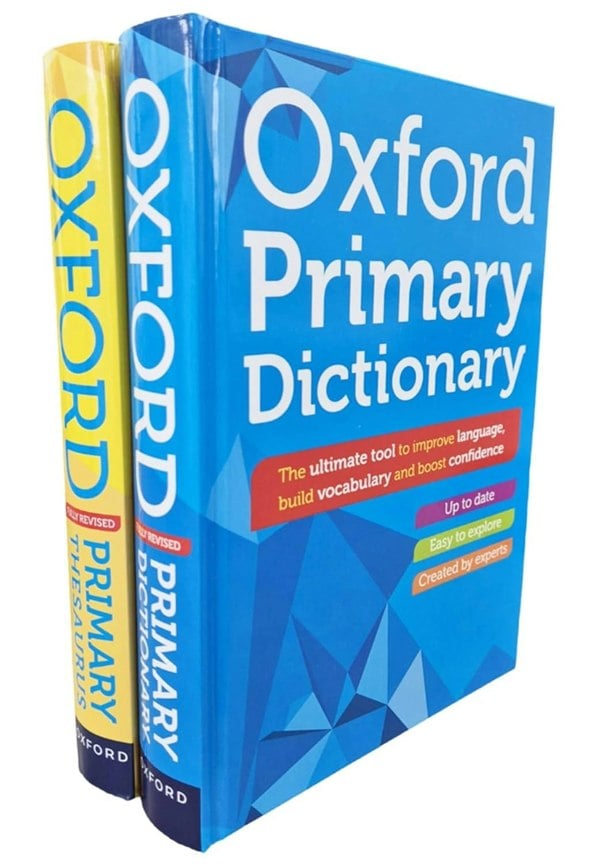 Oxford University Press Oxford Primary Dictionary & Thesaurus 2 Books Collection Set