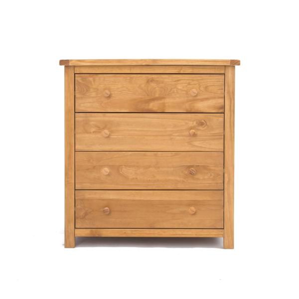 Lugo 4 Drawer Chest of Drawers Wood Knob