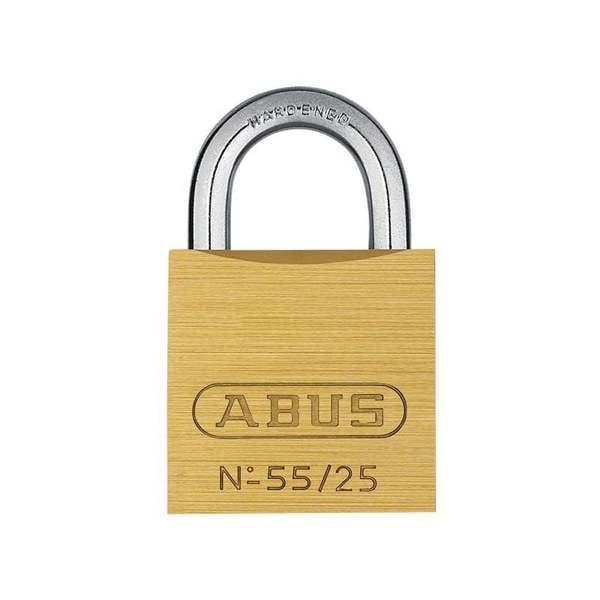 Abus Mechanical 55 Series Brass Padlock - Multi Colour - 