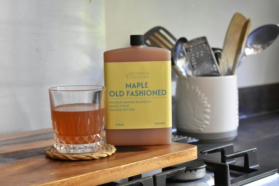 Letterbox Cocktails Maple Old Fashioned Mini Cocktail - 100ml Letterbox Gift