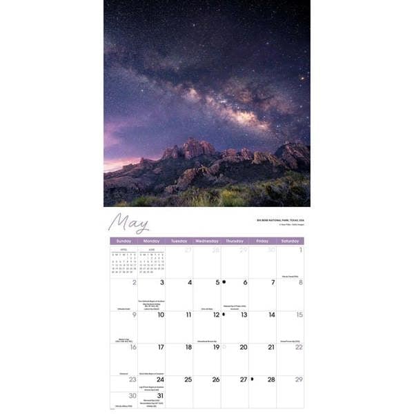 Look to the Stars Calendar 2027, Wall Calendars, Month To View, Natural World, Gift