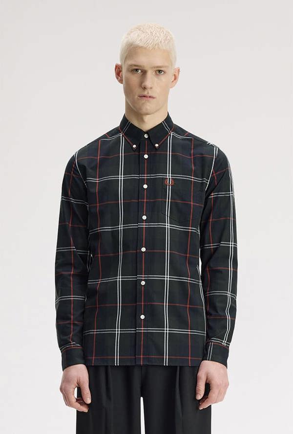 Fred Perry Poplin Tartan Shirt