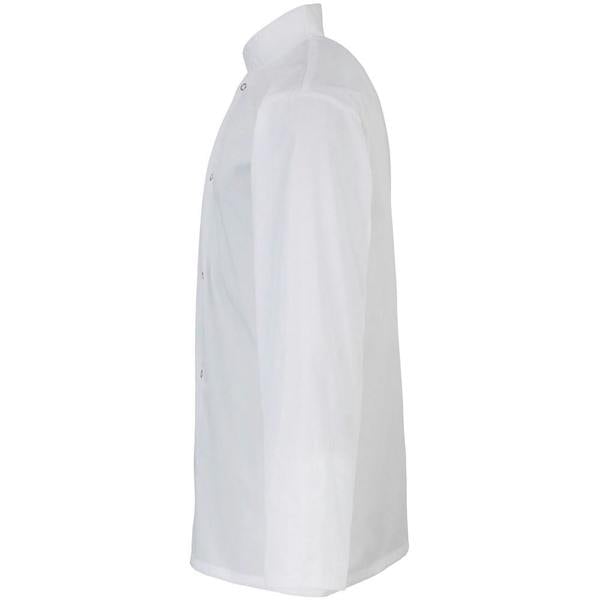 Premier Studded Front Long Sleeve Chefs Jacket / Chefswear - White