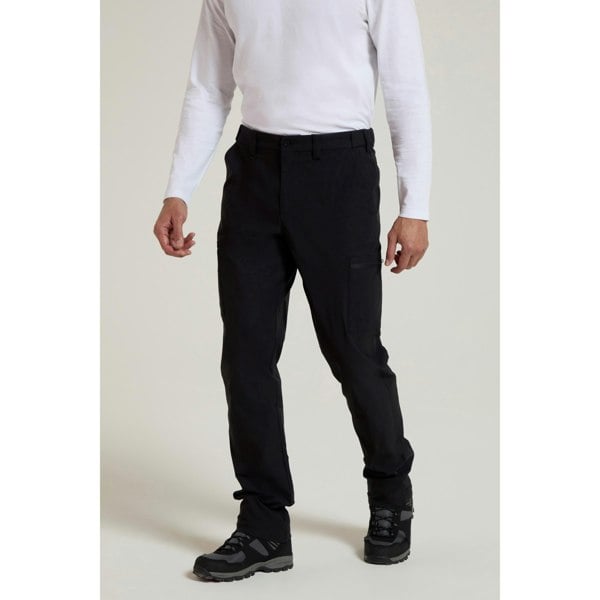 Mountain Warehouse Mens Trek Stretch Cargo Trousers - Jet Black