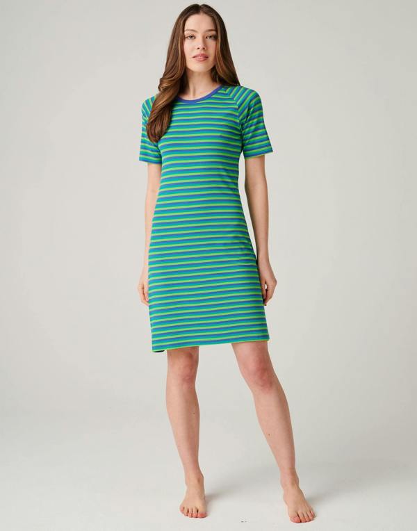 British Boxers Women's Bamboo Short Sleeve Nightdress – Sunny St Ives