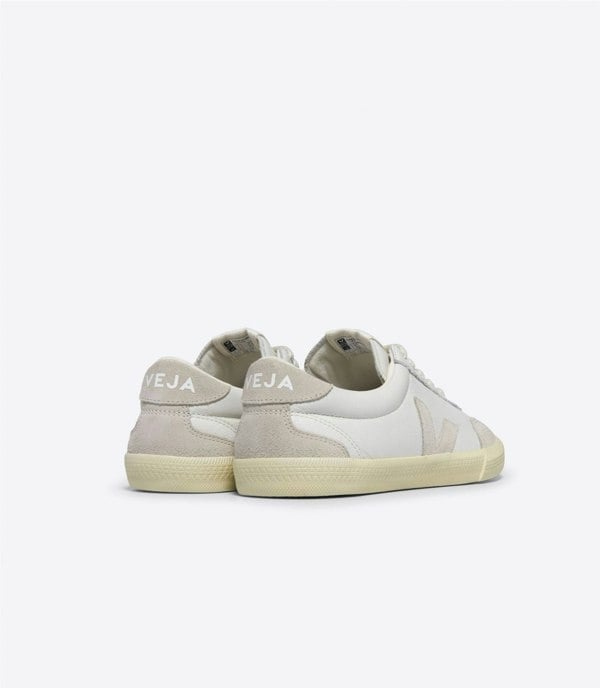Veja Volley Leather Natural Women's Trainers - White