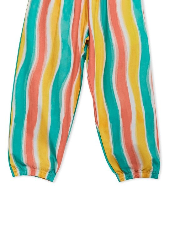 Lucy & Sam Wavy Stripe Baggy Bottoms
