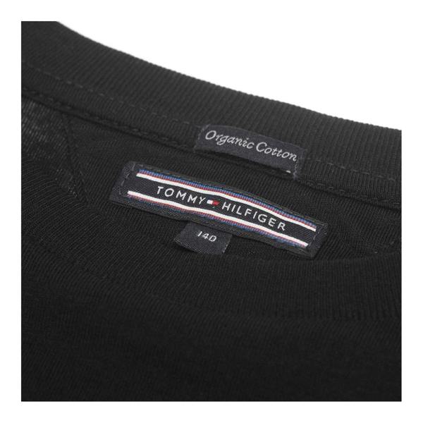 Tommy Hilfiger Childrens/Kids Original Embroidered Logo T-Shirt - Black - 