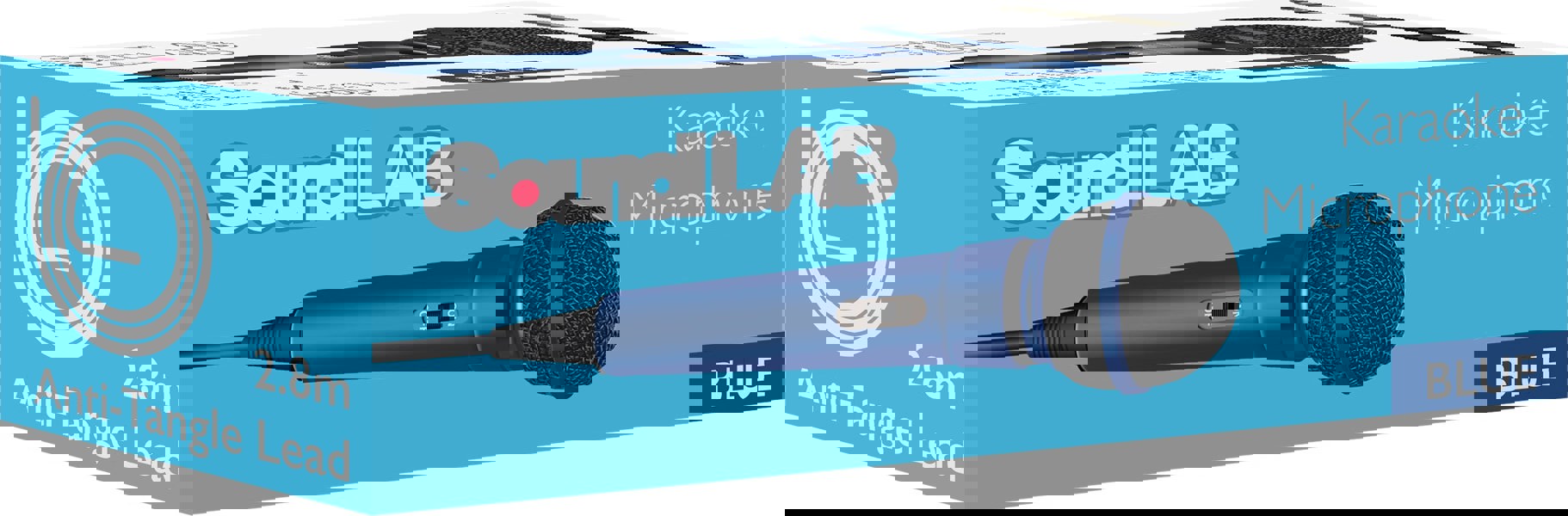 Mr Entertainer Blue Dynamic Plastic Microphone