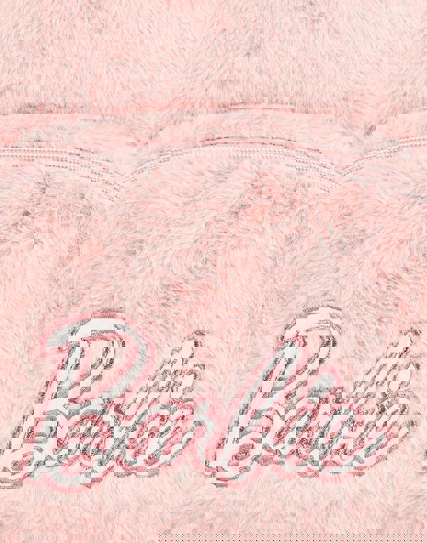 Barbie Womens Pink Furry Backpack (One Size)