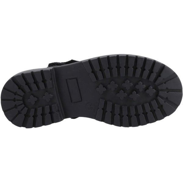 Hush Puppies Astrid Bow Leather Girls's Black Shoes