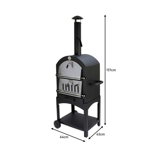 Kukoo Outdoor Pizza Oven, Peel & Union Jack Bunting