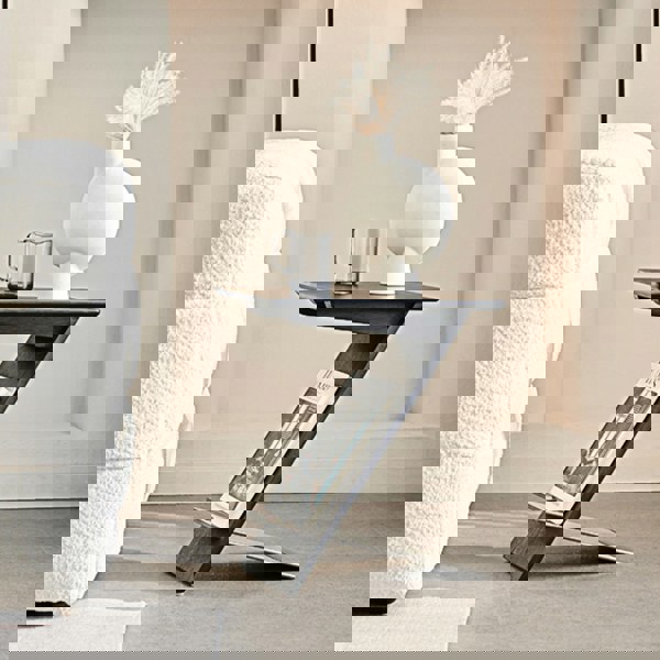 Adrian Side Table With Magazine Rack, Solid Wood-Weilai Concept-Weilai Concept