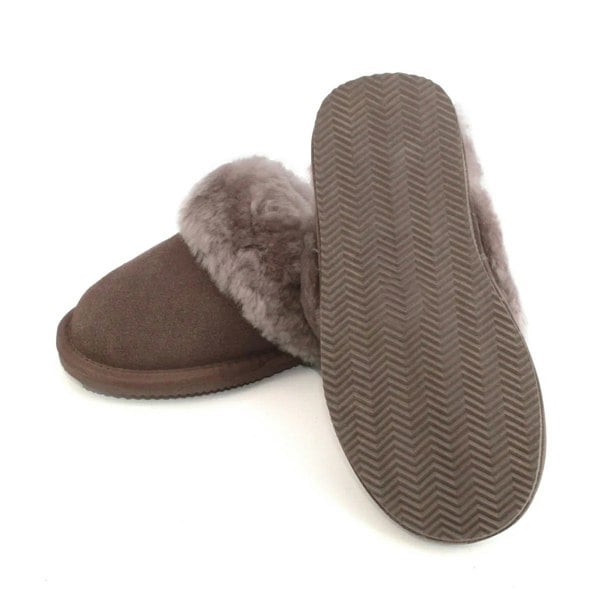 Eastern Counties Leather Womens/Ladies Grace Sheepskin Slippers - Truffle Brown