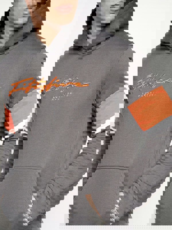 Crosshatch Blastout Hoodie Dark Grey