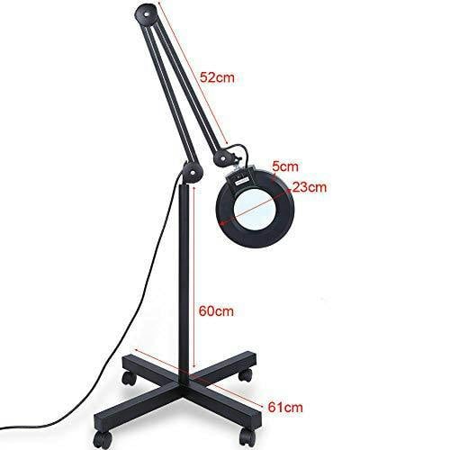 HYGRAD BUILT TO SURVIVE HYGRAD® Floor Standing LED Magnifying Lamp for Dental Clinic Beauty Parlour Medical