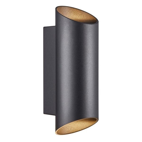 Nordlux Nico Round 22 | Wall light | Black